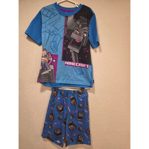 Kids Minecraft Matching Pijamas Size 8